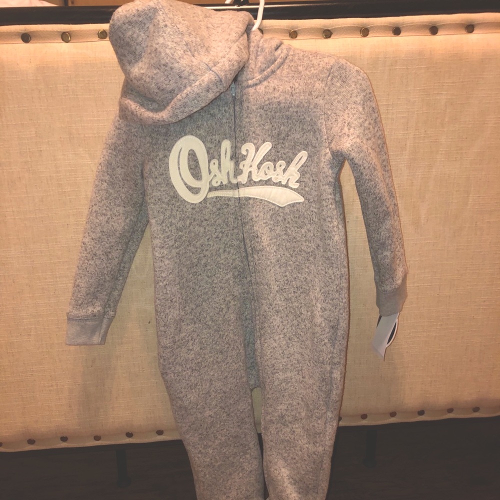 OshKosh 24m Heather Grey Jumper with Hood
